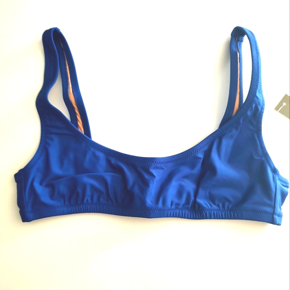 JCrew Women's Blue Swim Top Size S